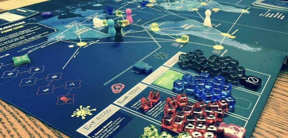 Pandemic Legacy is currently on of the most modern board games on the market with current game mechanics and up to date design