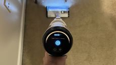 The Shark Detect Pro Cordless vacuum in action